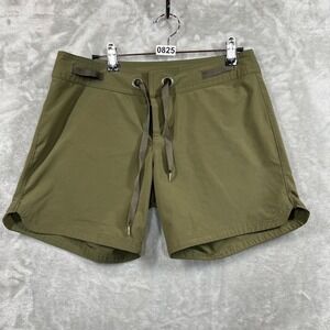 Prana Board Shorts Womens S Green Swim Surf Shorts Quick Dry Drawstring Waist